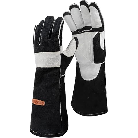 Fireproof grilling gloves
