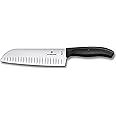 Victorinox Fibrox 7-Inch Granton Edge Santoku Knife